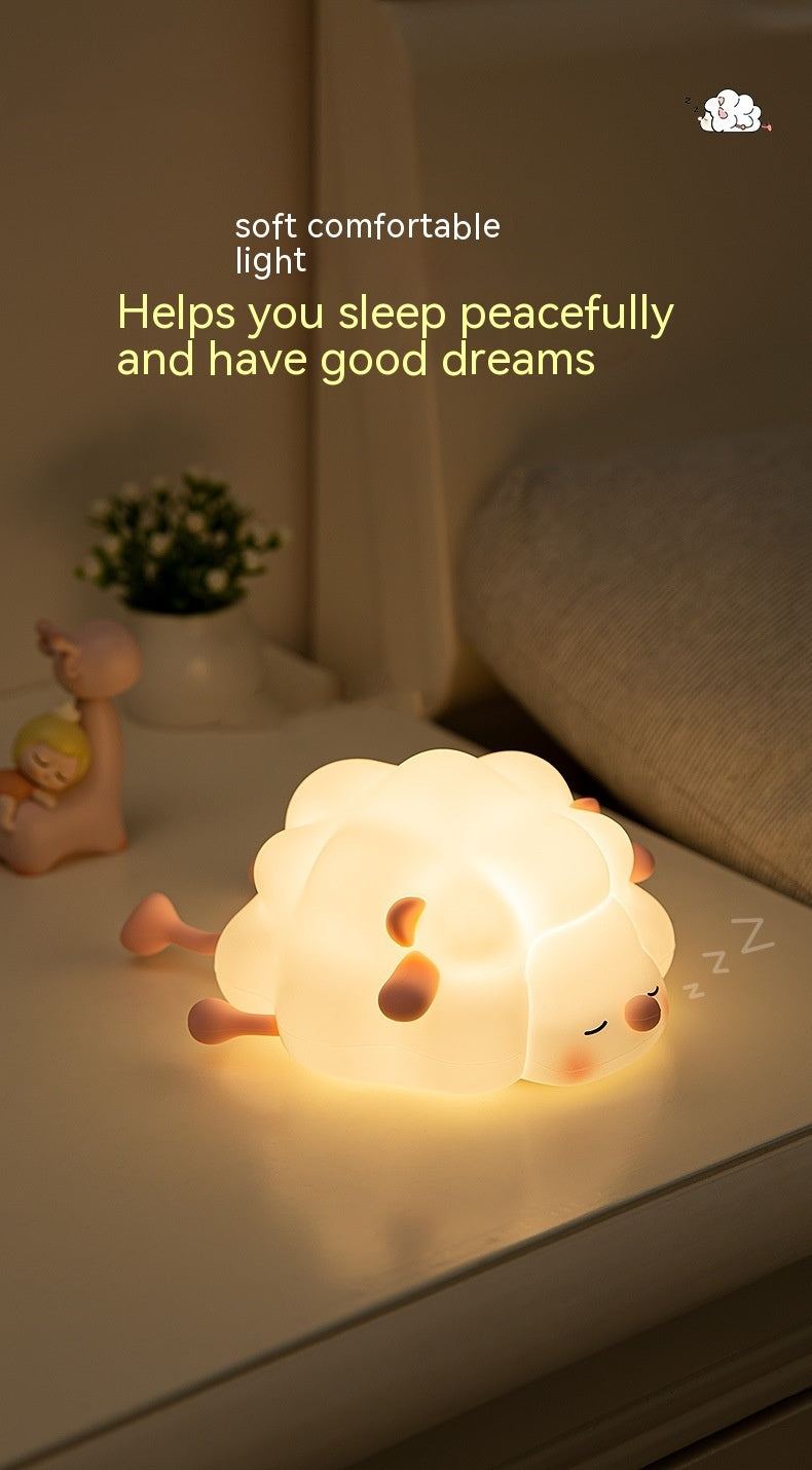 Sheep Silicone Pat Bedroom Lamp - Toofy