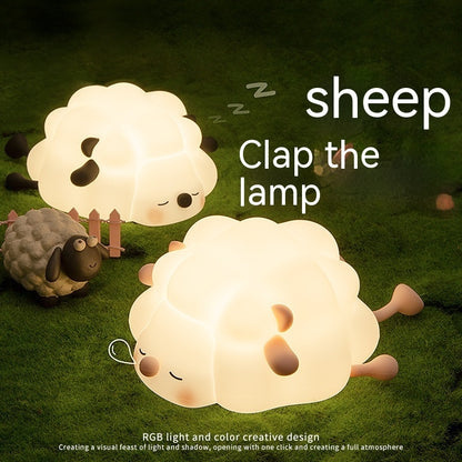 Sheep Silicone Pat Bedroom Lamp - Toofy