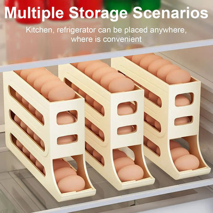 Refrigerator 4-Layer Automatic Egg Holder - Toofy