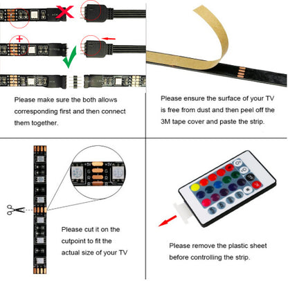 TV background light strip USB - Toofy