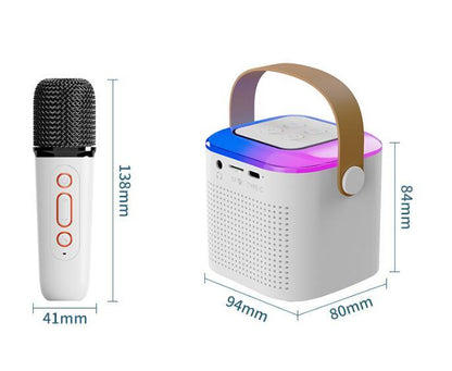 Karaoke Machine Bluetooth Speaker With 2 Wireless Mics - Toofy