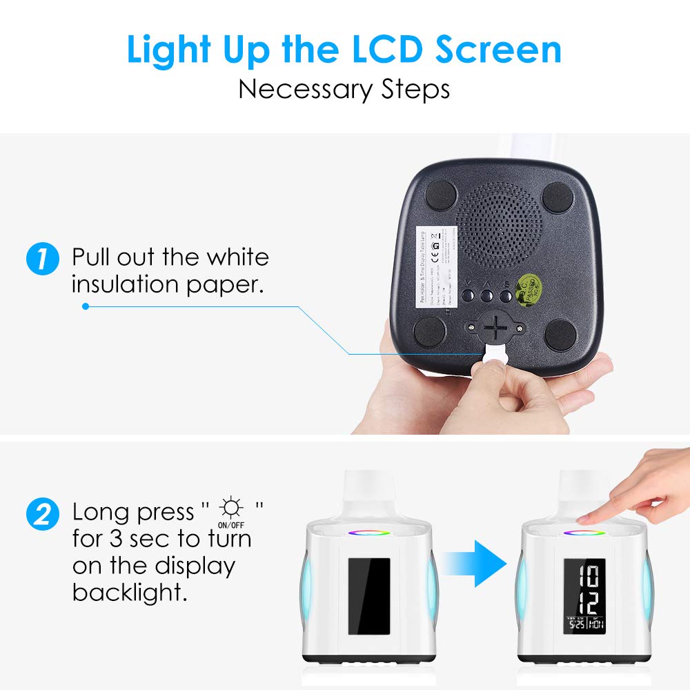 LED Desk Lamp USB Charging Port - Toofy