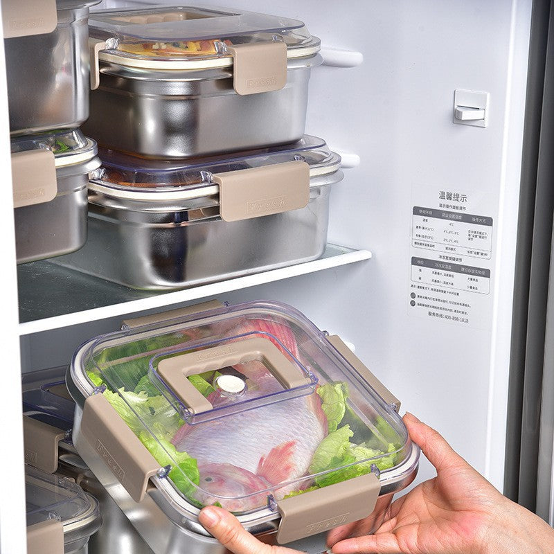 Stainless Steel Fridge Storage Box - Toofy