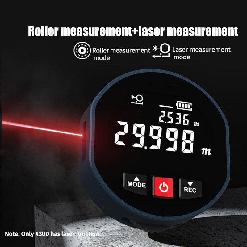 Round Electronic Laser Distance Measurement